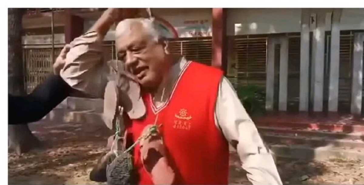 बांग्लादेश : स्वतंत्रता सेनानी की मानसिक और शारीरिक प्रताड़ना, पहनाई जूतों की माला