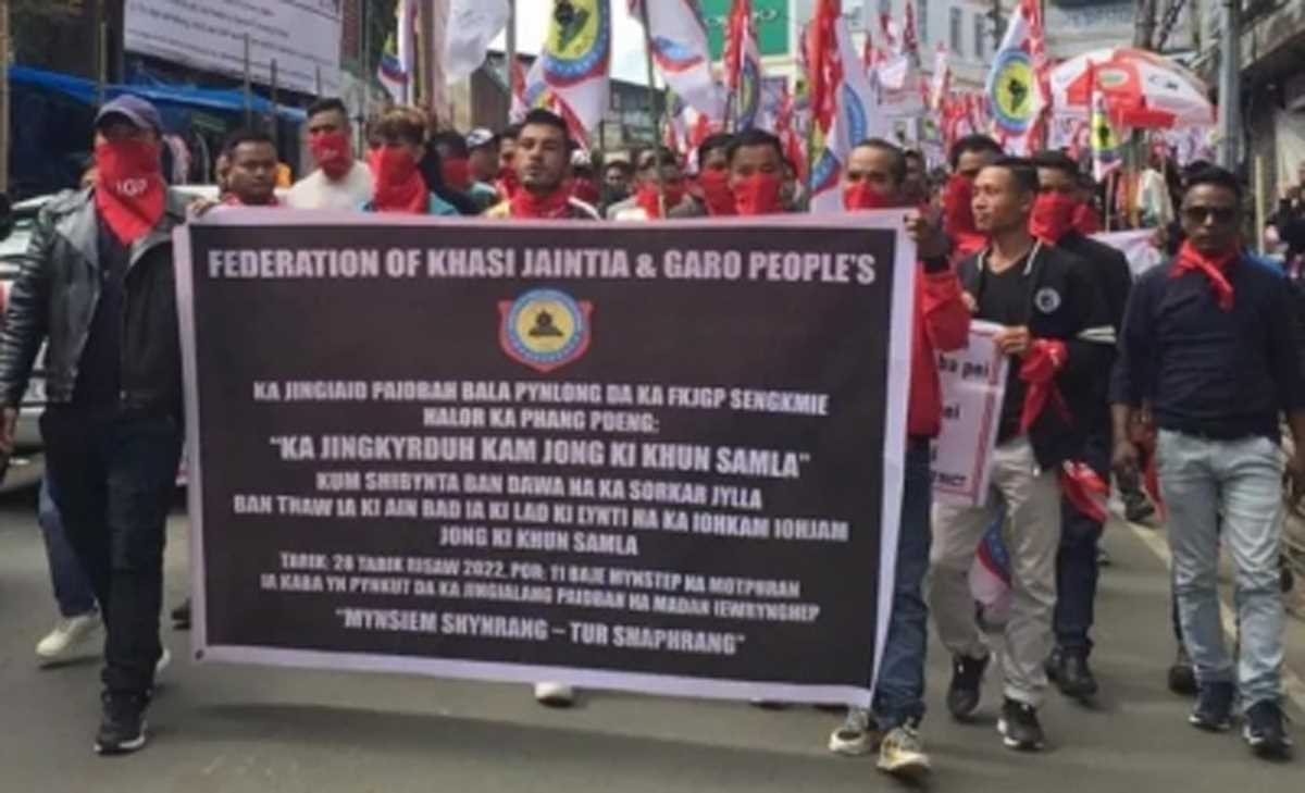 रैली में हुई हिंसा के मद्देनजर शिलांग में निषेधाज्ञा लागू