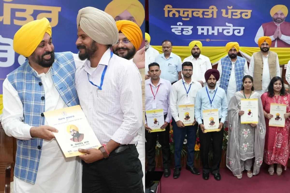भगवंत मान ने 257 नवनियुक्तों को सौंपे नियुक्ति पत्र भगवंत मान ने 257 नवनियुक्तों को सौंपे नियुक्ति पत्र