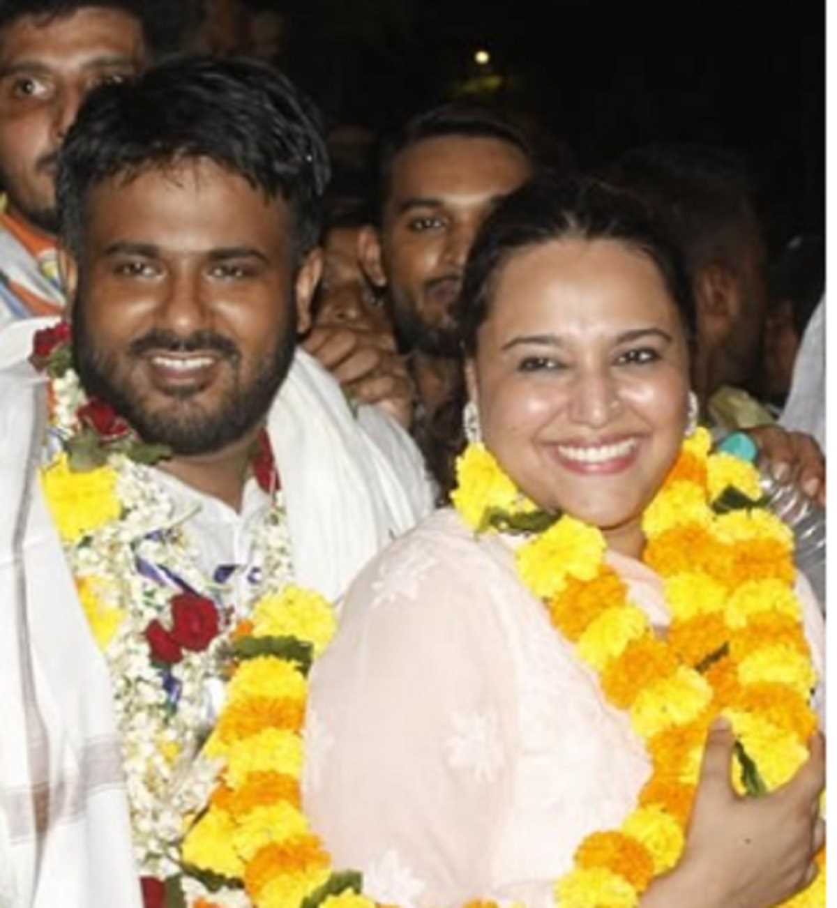 महाराष्ट्र चुनाव : रिजल्ट से पहले स्वरा भास्कर ने बढ़ाया शौहर फहाद अहमद का हौसला