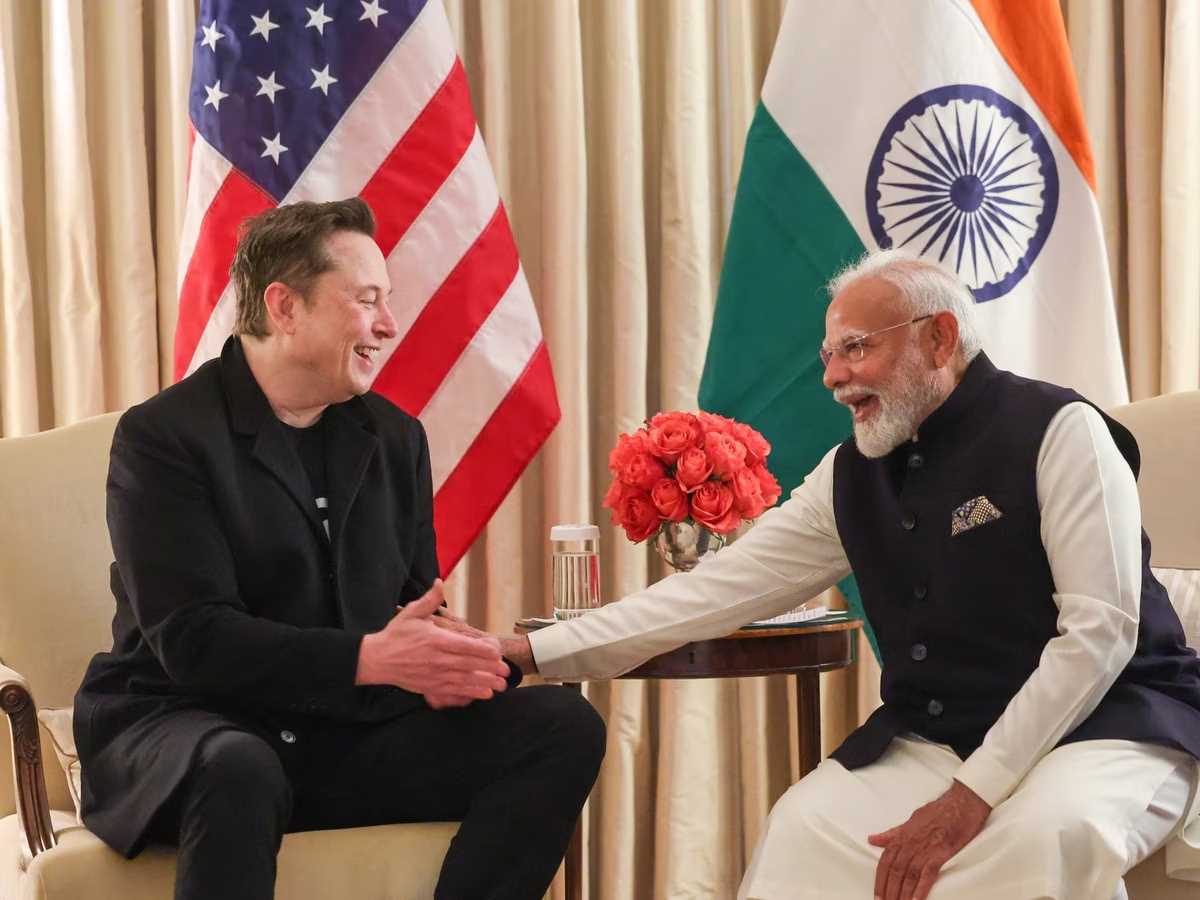 अमेरिका यात्रा पर एलन मस्क से मिले पीएम मोदी