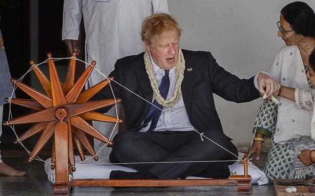 ब्रिटेन के प्रधानमंत्री बोरिस जॉनसन भारत दौरे पर