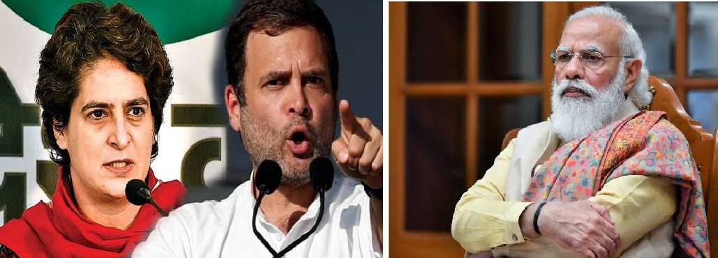 पीएम मोदी के अहंकार ने किसान और जवान को आमने-सामने खड़ा किया: राहुल-प्रियंका
