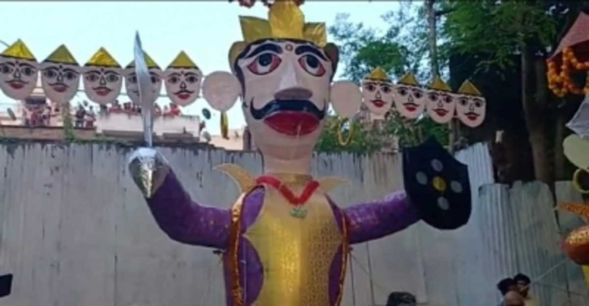 पटना: गाँधी मैदान  में जलेगा 70 फीट का रावण का पुतला, दूसरे राज्य से आएंगे वस्त्र