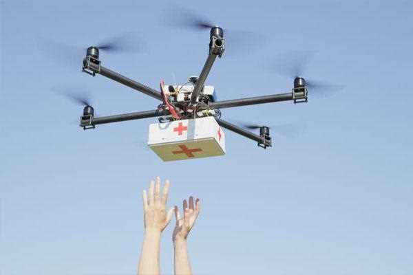 देश में पहली बार ड्रोन से दवाओं की डिलीवरी