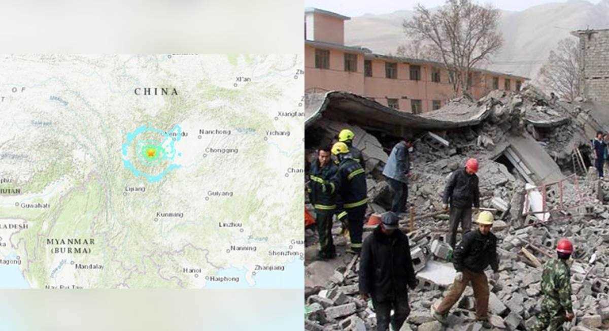 चीन के सिचुआन में भूकंप से मची तबाही, मरने वालों की संख्या बढ़कर हुई 74