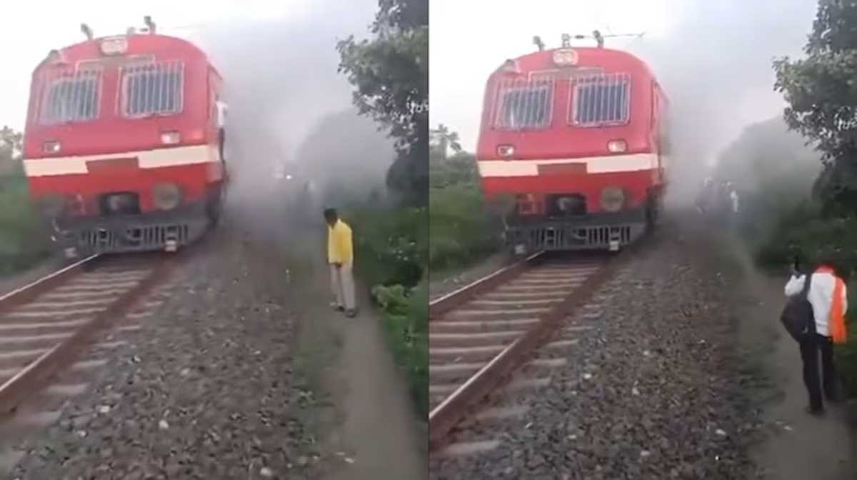 रतलाम में चलती ट्रेन के इंजन में लगी आग, रेलवे ने दिए जांच का आदेश