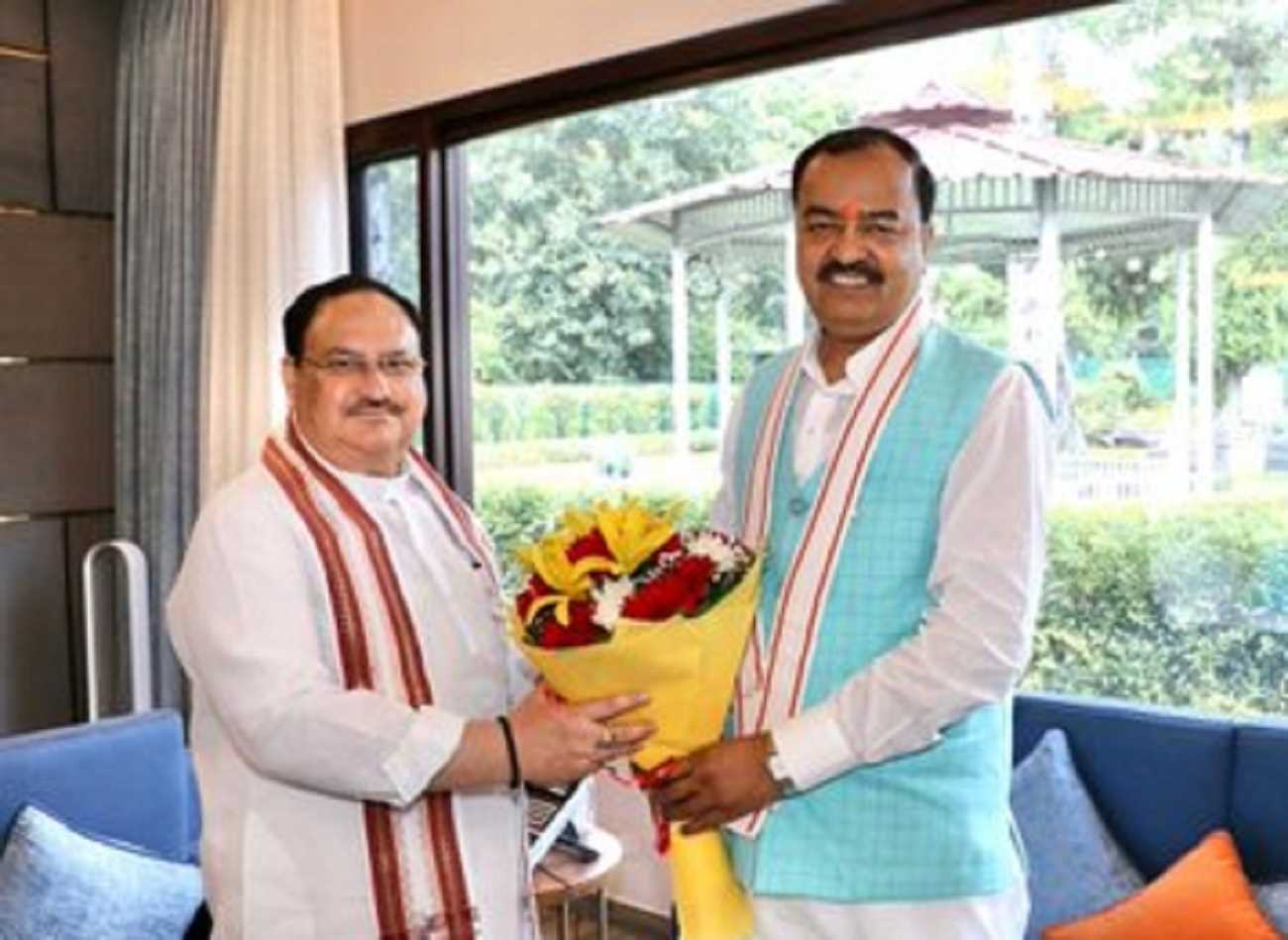 यूपी के डिप्टी सीएम केशव प्रसाद मौर्य ने की नड्डा से मुलाकात मौर्य ने ट्वीट कर दी जानकारी