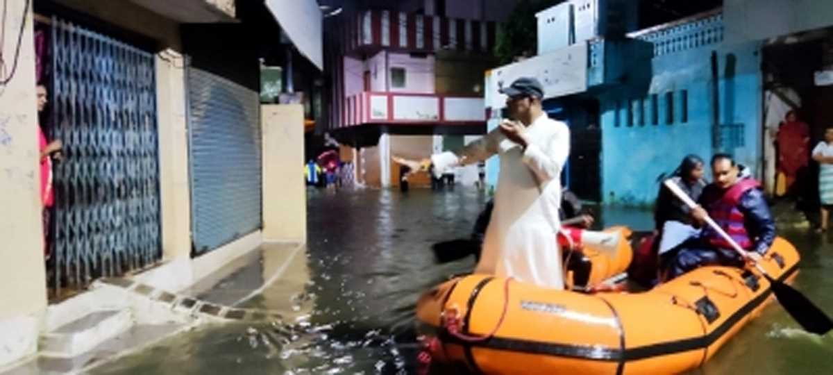 मप्र के कई हिस्सों में बारिश ने किया बुरा हाल, राजधानी में चली नाव