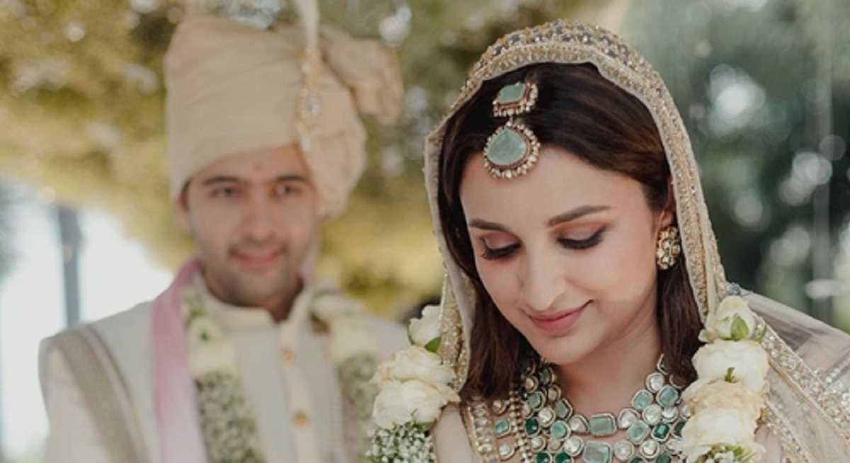 परिणीति चोपड़ा, राघव चड्ढा ने इंस्टाग्राम पर शेयर की शादी की तस्वीरें