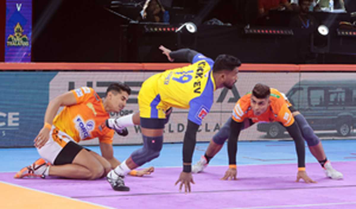 पीकेएल : शादलौई, गौरव ने पुनेरी पल्टन को तमिल थलाइवाज पर 29-26 से रोमांचक जीत दिलाई