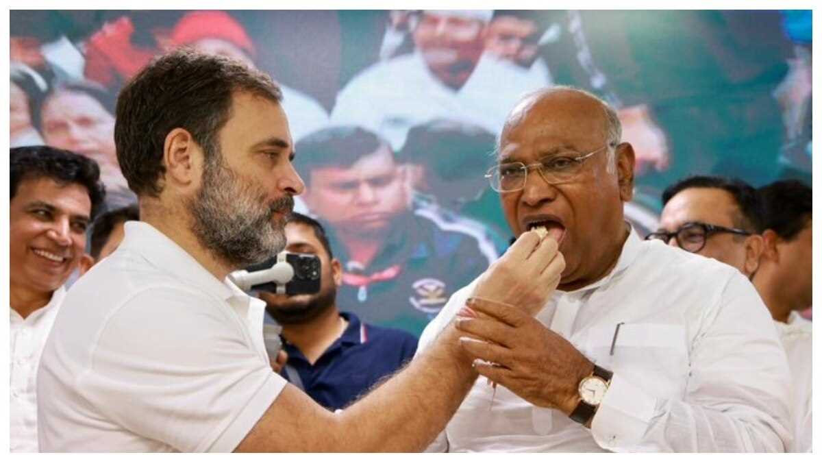 खरगे के कार्यकाल को दो साल पूरा होने पर राहुल ने दी बधाई