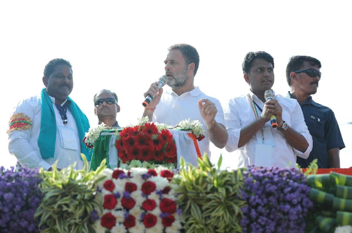 जिस स्कूल में KCR पढ़े हैं वो कांग्रेस ने बनाया है -राहुल गांधी