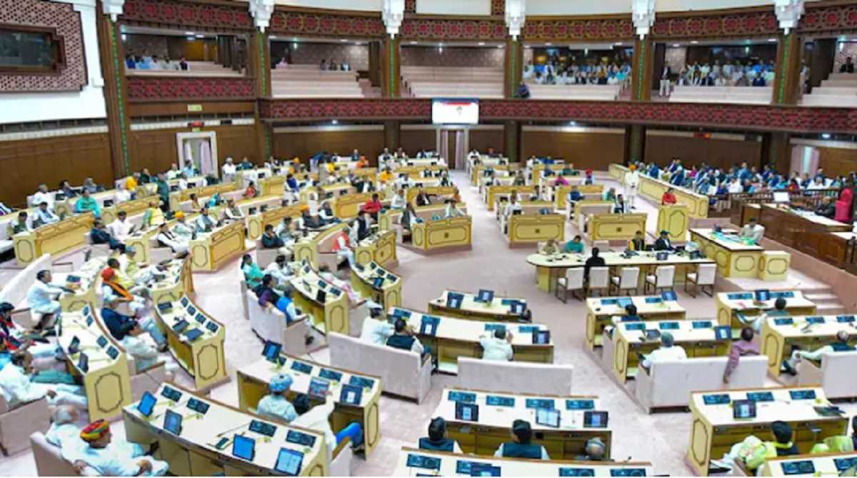 राजस्थान विधानसभा में विपक्ष के हंगामें के कारण दूसरी बार सदन की कार्यवाही स्थगित