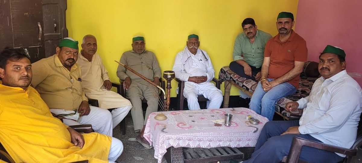 बीकेयू अराजनैतिक मेरठ की महापंचायत पर तैयार की रणनीति