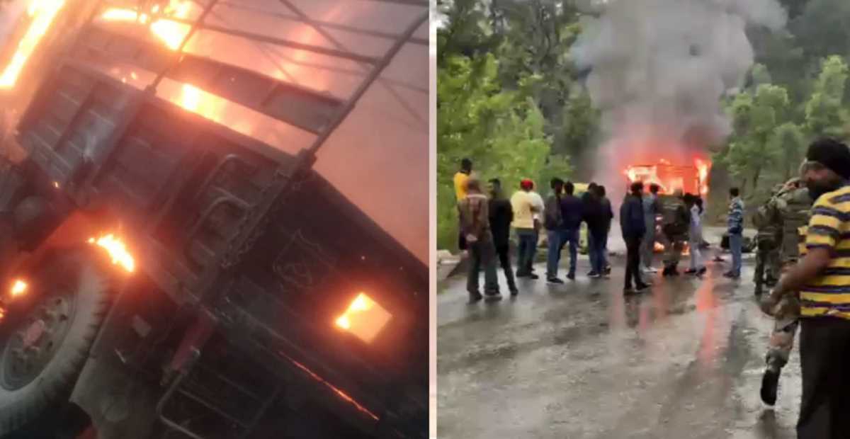 जम्मू : पुंछ में बारिश के बीच सैन्य वाहन पर आतंकियों ने किया ग्रेनेडों से हमला, 5 जवान शहीद