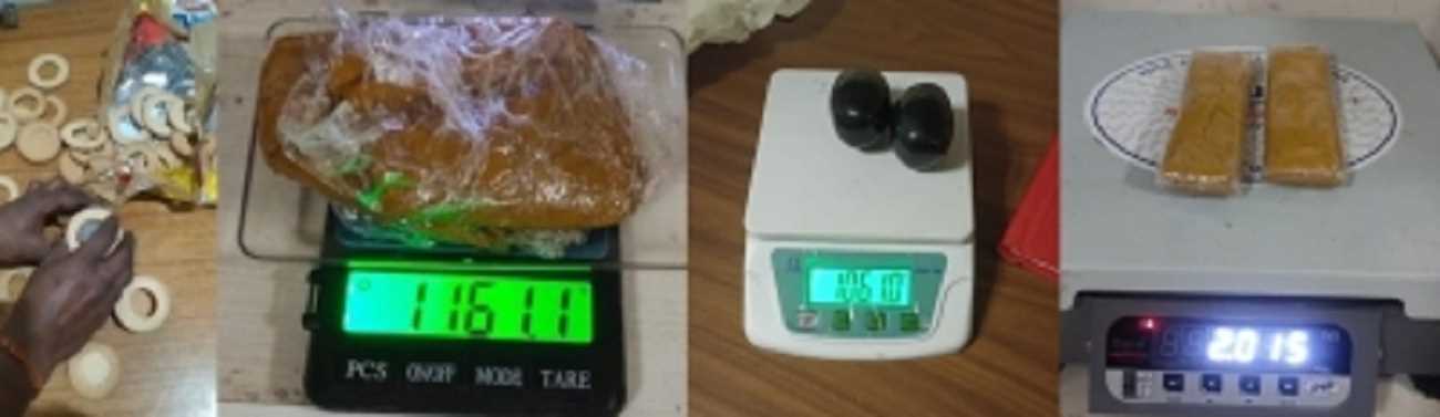 मुंबई एयरपोर्ट पर 24 घंटे में 8 करोड़ रुपये का सोना और विदेशी मुद्रा जब्त मुंबई एयरपोर्ट पर 24 घंटे में 8 करोड़ रुपये का सोना और विदेशी मुद्रा जब्त