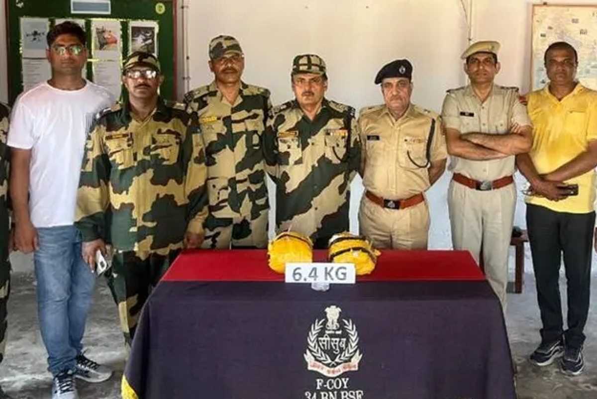 अमृतसर में बीएसएफ ने छह किलोग्राम से ज्यादा हेरोइन जब्त की