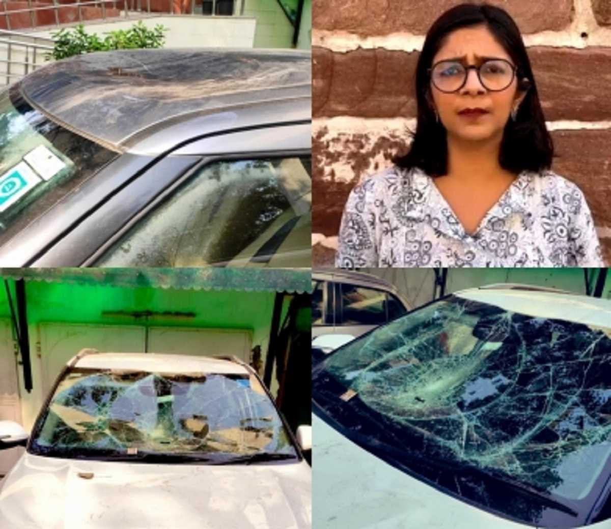 स्वाति मालीवाल की कारों में तोड़फोड़ करने के आरोप में मानसिक रूप से विक्षिप्त व्यक्ति हिरासत में