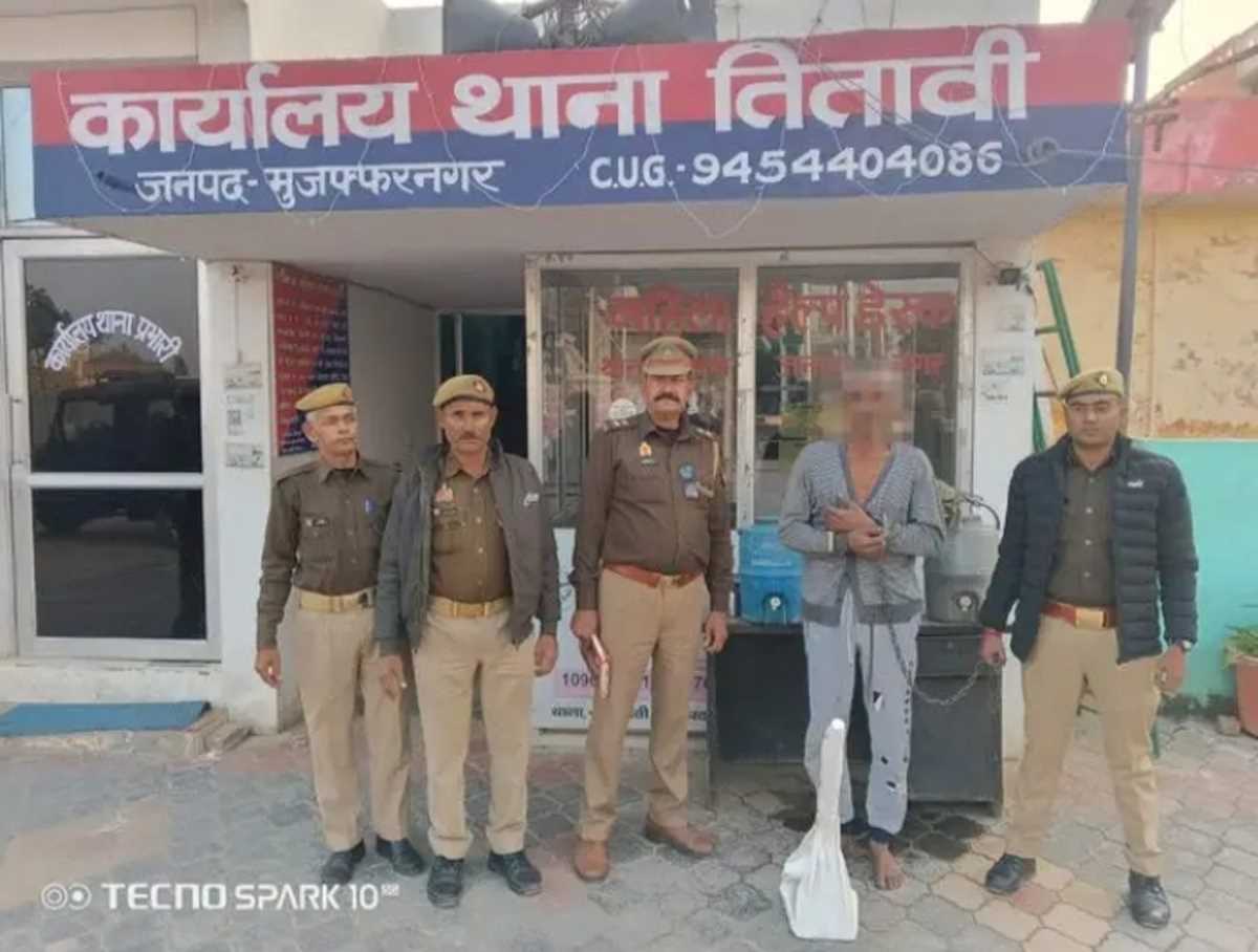 मुजफ्फरनगर में मां की हत्या के आरोप में बेटा गिरफ्तार