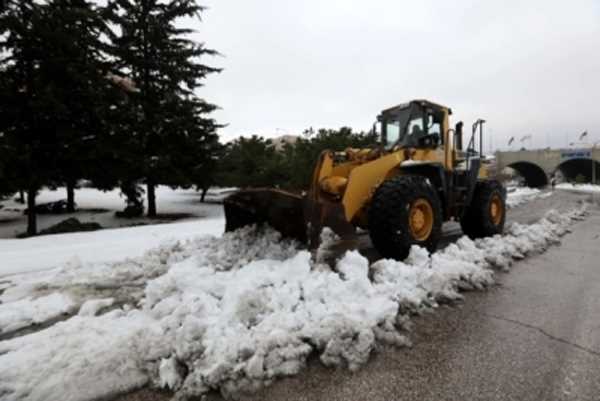 भारी हिमपात के बीच जॉर्डन में बिजली गुल