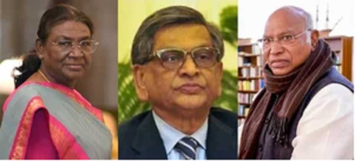 राष्ट्रपति द्रौपदी मुर्मू, कांग्रेस अध्यक्ष मल्लिकार्जुन खड़गे ने एस.एम. कृष्णा को किया याद