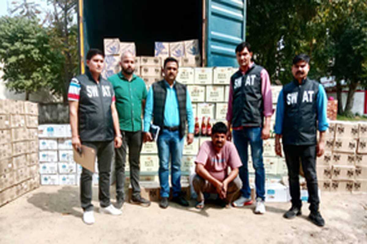 पंजाब से लाई जा रही शराब की बड़ी खेप पकड़ी गई, एक आरोपी गिरफ्तार
