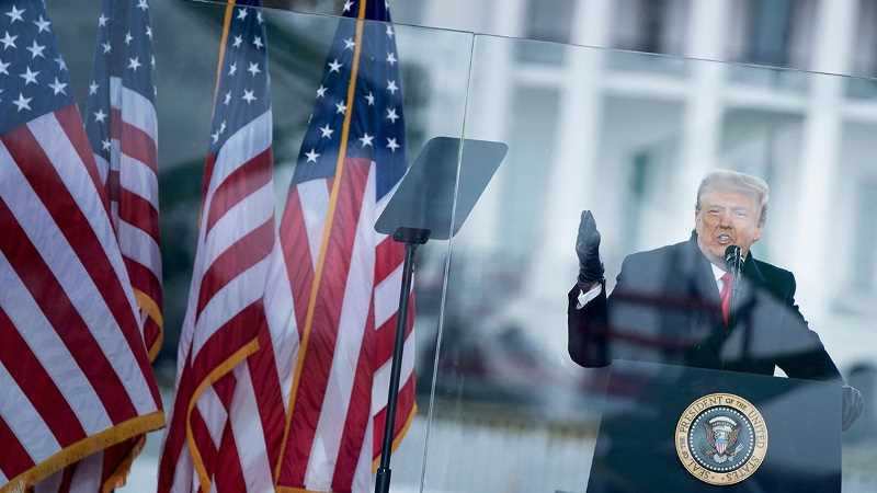 डोनाल्ड ट्रंप ने अपने समर्थकों से की शांति बनाए रखने की अपील