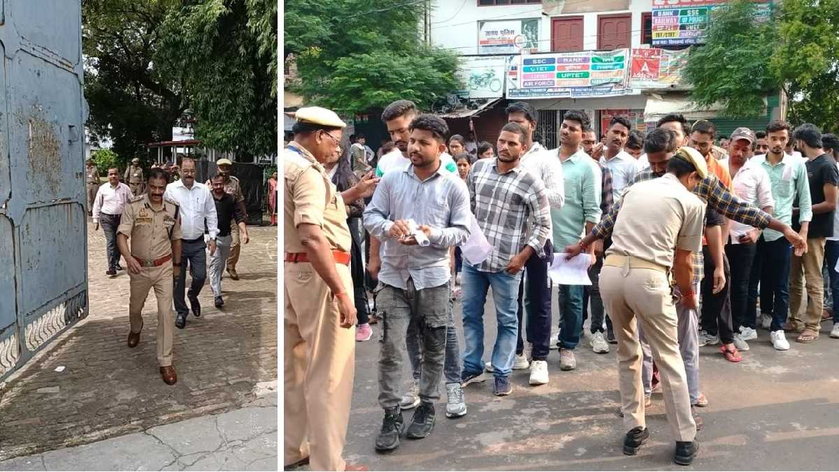 18 केंद्रों में कड़ी सुरक्षा व्यवस्था के बीच शुरू हुई दूसरी चरण की पुलिस भर्ती परीक्षा