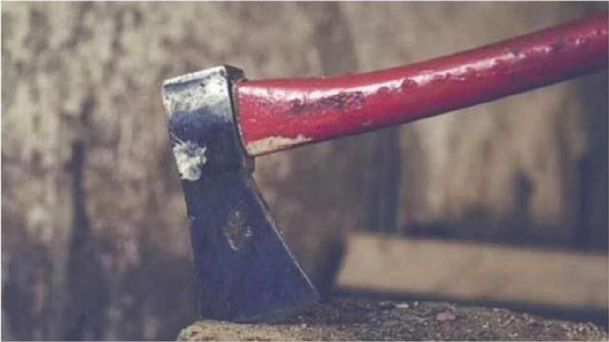 पति ने कुल्हाड़ी से हमला कर पत्नी की हत्या की