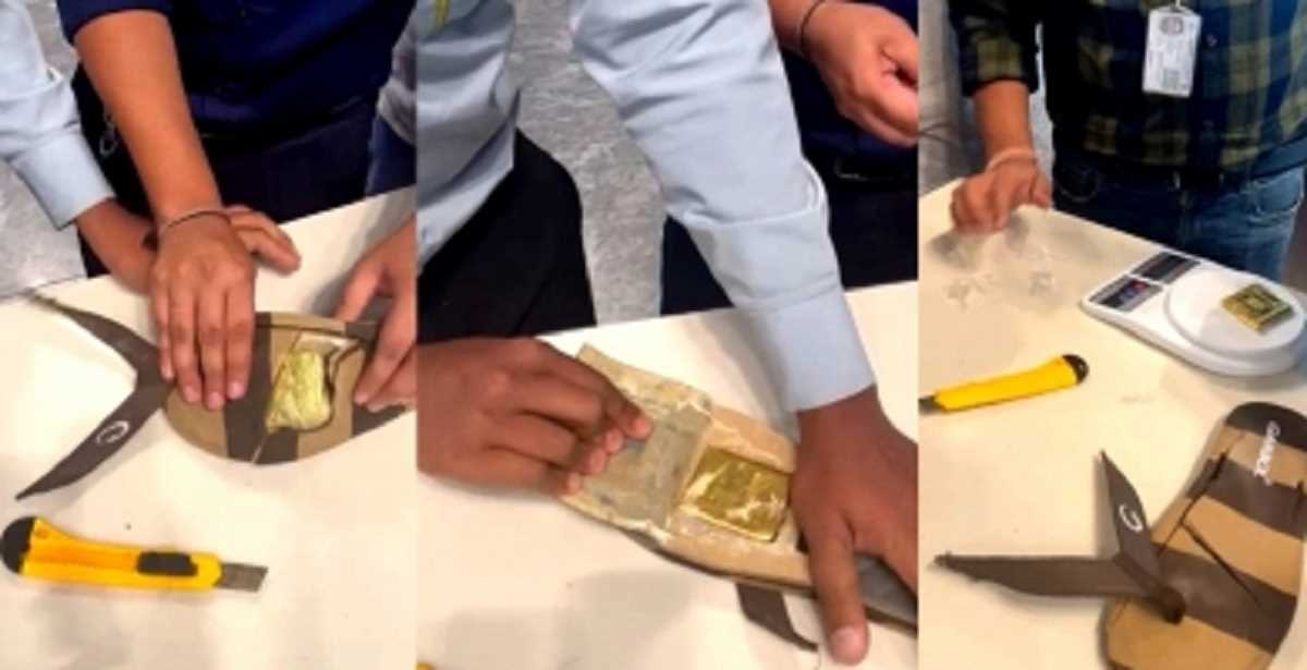 69 लाख रुपये का सोना चप्पल में छिपाकर तस्करी करने वाला शख्स बेंगलुरु एयरपोर्ट पर गिरफ्तार