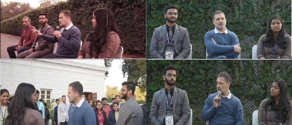 आईआईटी मद्रास के स्टूडेंट्स से मिले राहुल गांधी, शिक्षा सहित तमाम मुद्दों पर की चर्चा