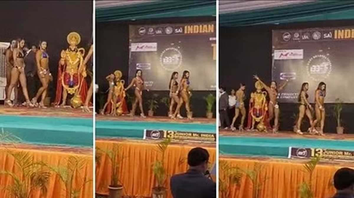 बजरंगबली के सामने महिलाओं के टू पीस में प्रदर्शन से मचा बवाल,  कांग्रेस ने की माफी की मांग