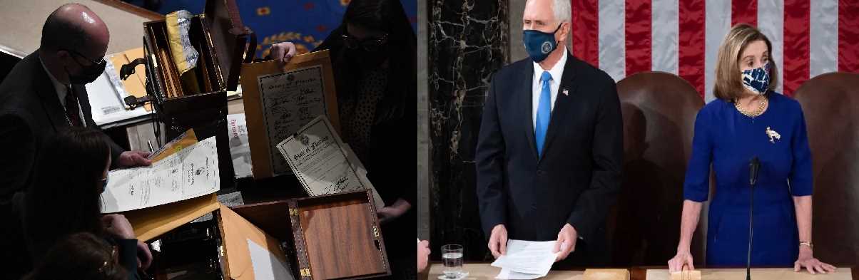 US Capitol Hill Violence: यूएस कांग्रेस ने फिर से शुरू की बाइडेन की जीत की पुष्टि की प्रक्रिया