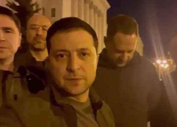 यूक्रेन के राष्ट्रपति जेलेंस्की का नया वीडियो : बोले- हम देश की रक्षा के लिए कीव में डटे हैं