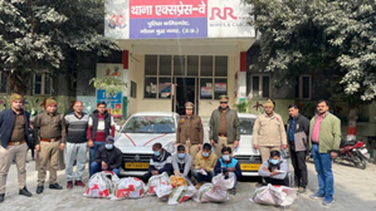 नोएडा : वेयर हाउस से चोरी करने वाले 6 गिरफ्तार, 5 फरार, 10 लाख रुपये कीमत का कॉपर वायर बरामद