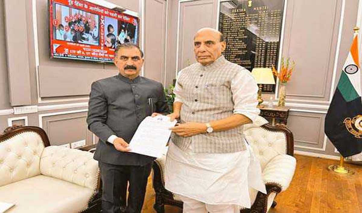 स्पिति घाटी के रंगरीक में हवाई पट्टी के निर्माण का किया आग्रह : सुक्खू