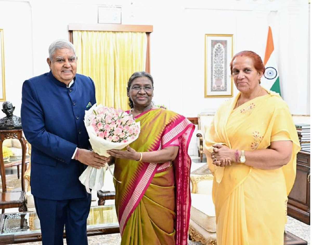 जगदीप धनखड़ ने राष्ट्रपति द्रौपदी मुर्मु को जन्मदिन की दी शुभकामनाएं