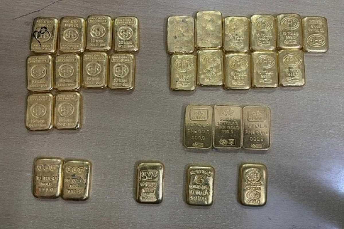 डीआरआई ने जब्त किया 35.6 किलोग्राम सोना