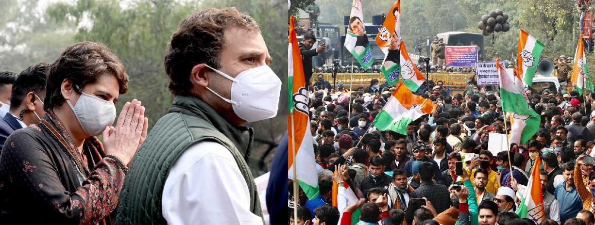 किसानों के अधिकार के लिए कांग्रेस का महासंग्राम, राहुल-प्रियंका ने संभाली कमान