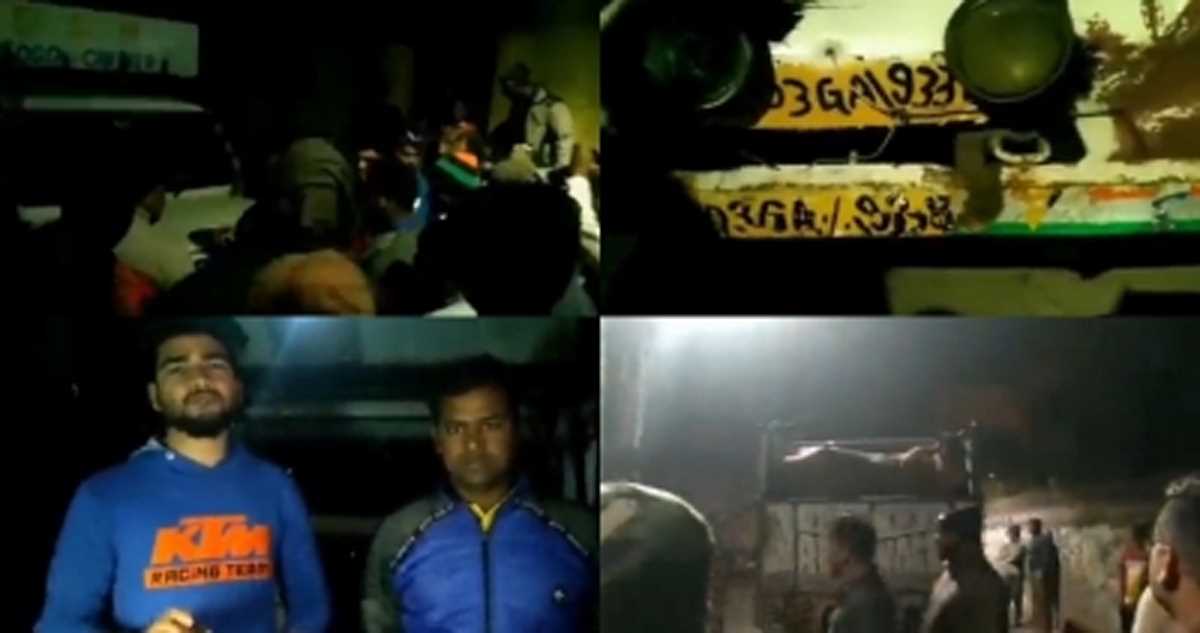 बंगाल में आरजेडी के लोगो लगे दो मवेशियों से भरे वाहनों को ग्रामीणों ने पकड़ा