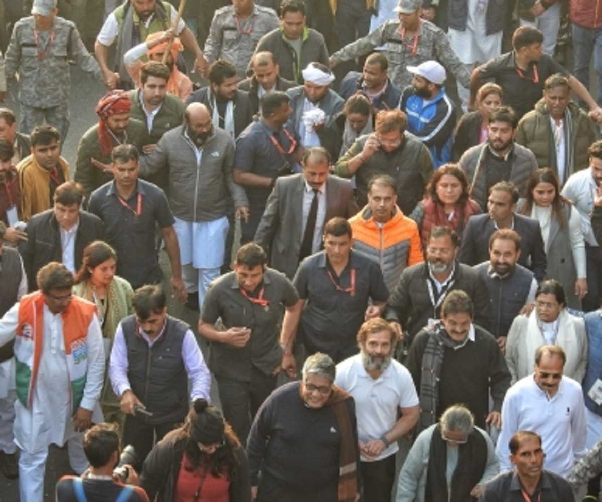 भारत जोड़ो यात्रा के दिल्ली में प्रवेश करते ही राहुल गांधी ने भाजपा व आरएसएस पर किया हमला