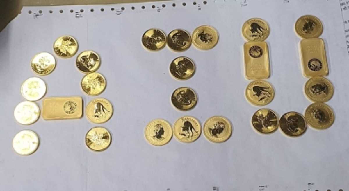 कोलकाता एयरपोर्ट पर कस्टम्स विभाग ने जब्त किया 56 लाख का सोना