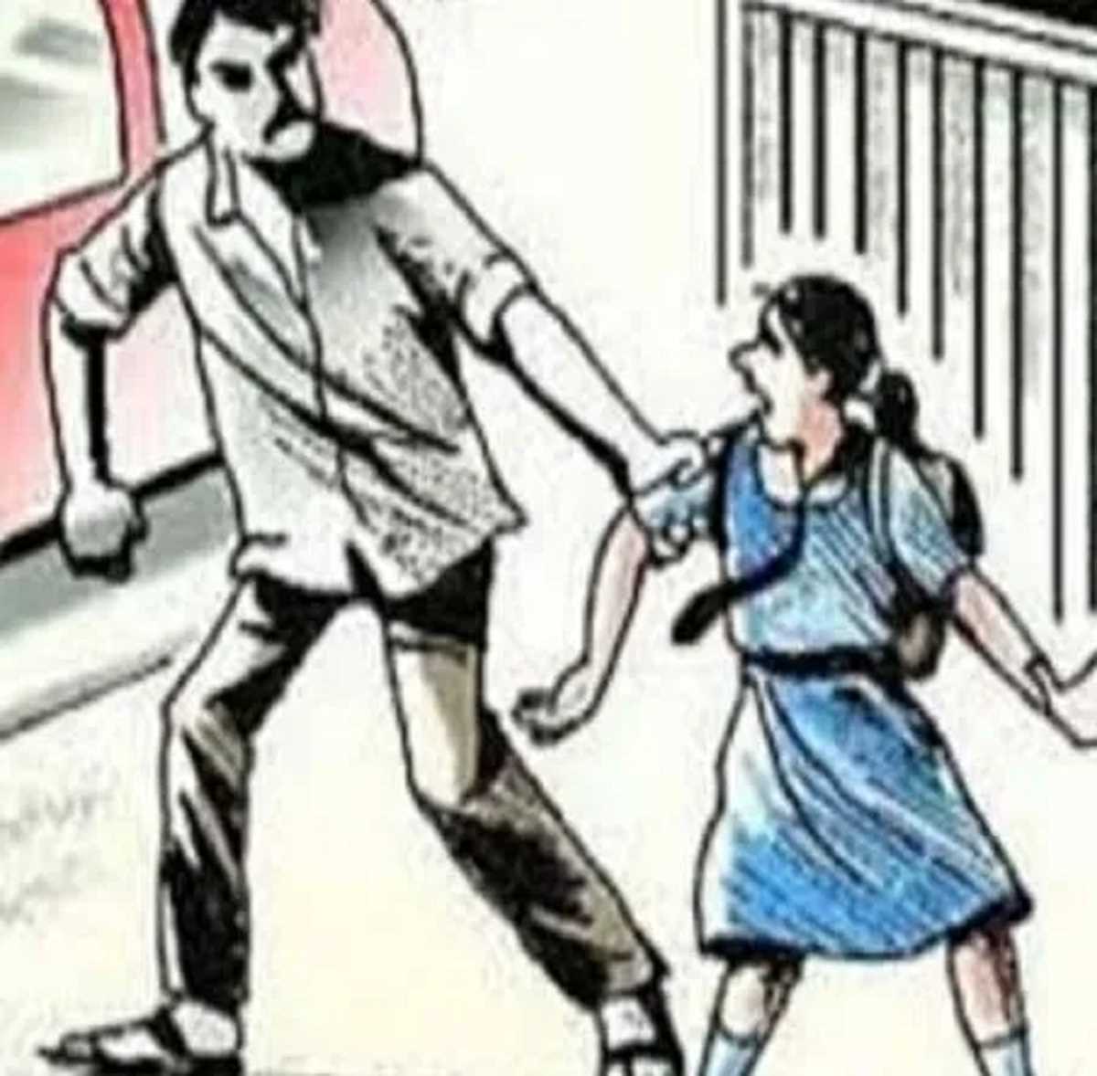 छात्रा की अपहरण की कोशिश करने वाले युवक-युवती को गांव वालों ने खंभे से बांधा