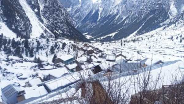 बर्फ से ढकी नीती और माणा घाटी, आईटीबीपी के जवान चीनी सीमा क्षेत्र में कर रहे पहरेदारी