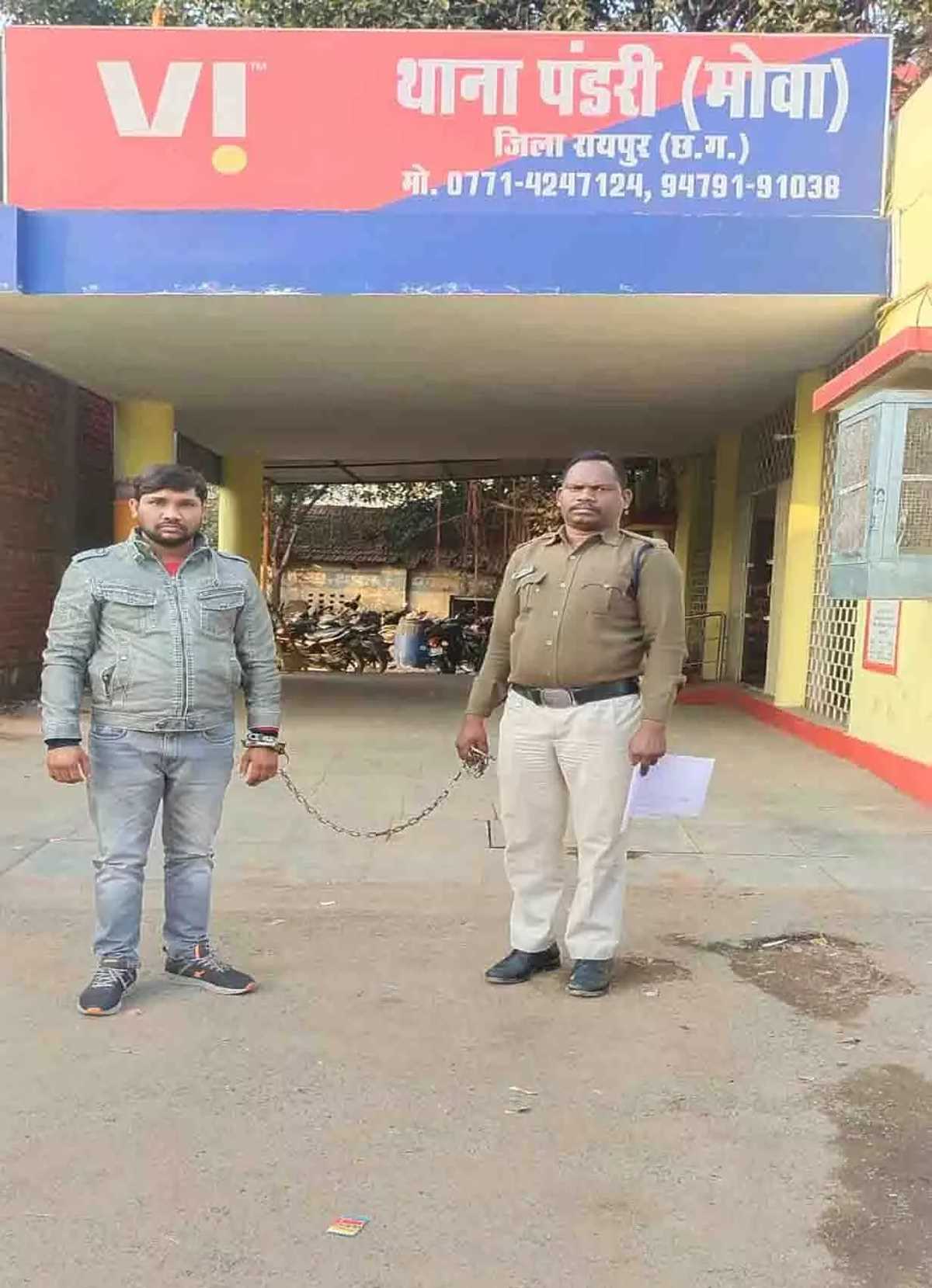 दूसरे की भूमि को स्वयं की बताकर लाखों रूपये की ठगी आरोपी गिरफ्तार