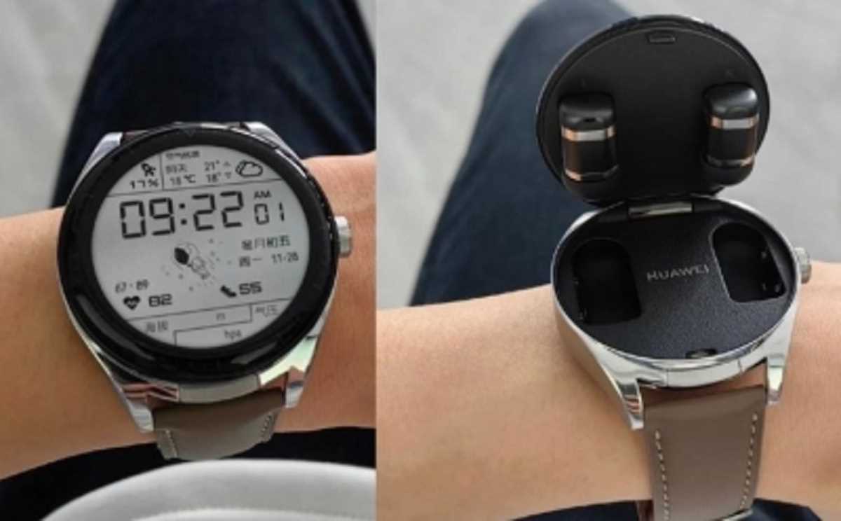 हुआवे की अनूठी स्मार्टवॉच में लगे हैं ईयरबड्स