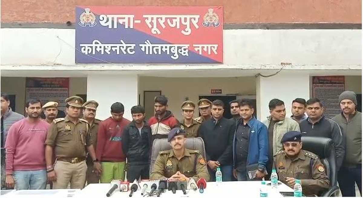 वेयर हाउस में लाखों की लूट करने वाले तीन आरोपी गिरफ्तार