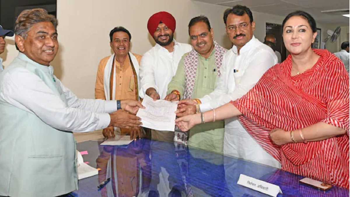 राज्यसभा चुनाव के लिए राजस्थान से केंद्रीय मंत्री रवनीत सिंह बिट्टू ने दाखिल किया नामांकन