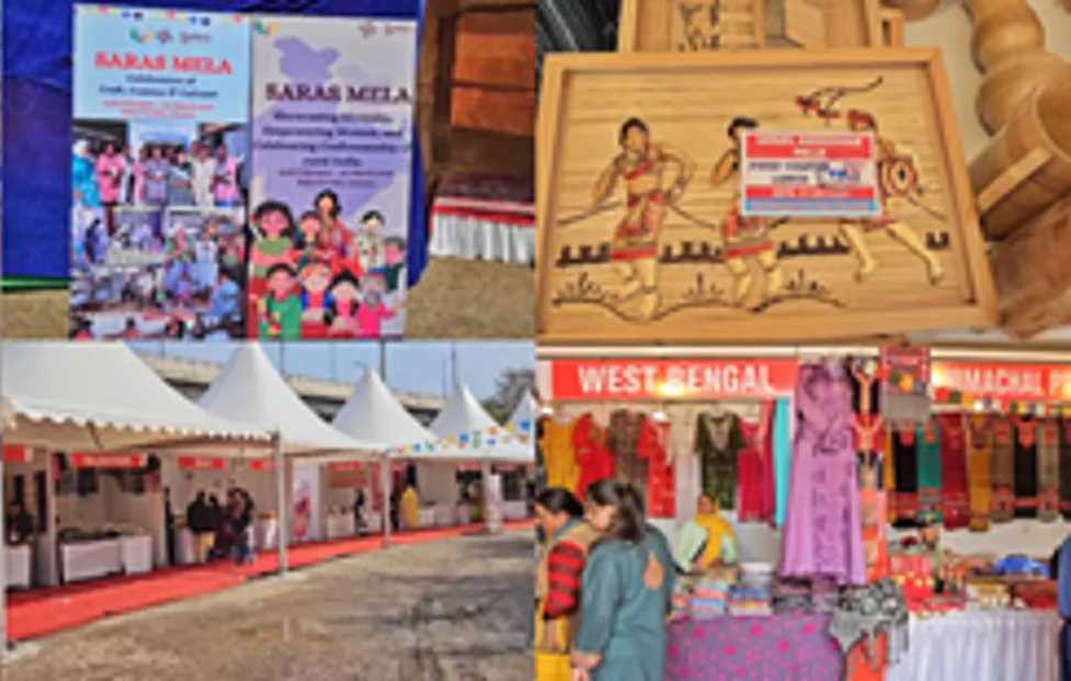 जम्मू : सरस आजीविका मेला में ग्रामीण महिलाओं ने दिखाया हुनर